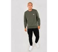 Alpha Industries Basic Sweater Small Logo Dark Olive Men's 2XL