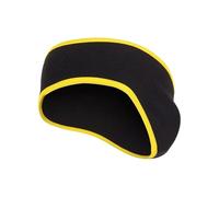 Sweat Bands Fleece Ear Warmer Muff Winter Headband Ear Muffs Headband Men Women Running Skiing Outdoor Sports Ear Warmer Sweatband(Black Yellow)