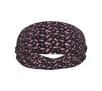 Sweat Bands Headbands for Women Men - Moisture Wicking Sport Headbands for Men, Elastic Breast Cancer Awareness-E Workout Headbands for Women for Running Cycling Basketball Yoga