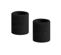 Sweat Bands Wristband - 2pcs Sweatbands - Athletic Soft Cotton Wrist Bands - Wrist Band Sweatband for Men and Women,Fitness Arm Sweatband, Sports Sweatband Bracelet for Tennis Running (black)