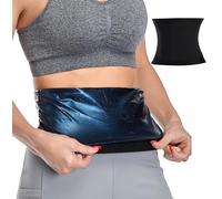 Sweat Belt Women Waist Trainer Tummy Control Cincher for Fitness Sauna Exercise Slimming Body Shaper Trimmer Stomach Flattener Band to Increase Core Thermal Stability for Weight Loss Running Workout