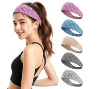Sweat function:These headbands for women are engineered from a premium spandex and polyester blend, offering superior sweat absorption and breathability.Designed to be reused, they are the perfect