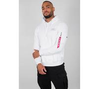 Sweat hooded Alpha Industries Back Print Blanc L