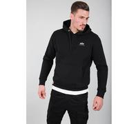 Alpha Industries Logo Print Hoodie Black