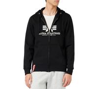 Alpha Industries Basic Full Zip Sweatshirt Black 3XL Men