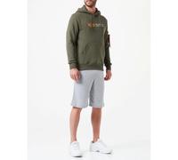 Sweat hooded Alpha Industries label Vert XL