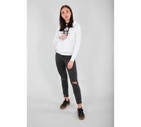 Sweat hoodie woman Alpha Industries New Basic Blanc XS