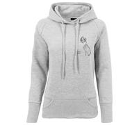 Sweat hoodie woman Mister Tee Only Love Gris M