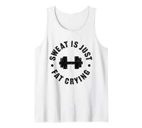 Sweat is just fat crying Tank Top