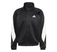 adidas Stadium Full Zip Hoodie Black White - XS