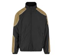 Sweat jacket Urban Classics Piped Track Noir XL