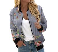 Sweat Jacket Women's Bomber Jacket Women's Transition Jacket Functional Jacket Outdoor Jacket Cuddly Jacket Zip Leisure Jacket Teenager Girls College Jacket Running Jacket Comfortable Breathable