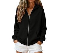 Sweat Jacket Women's Pink Zip Casual Hoodies Long Sleeve | Hooded jacket sweatshirt jacket Y2K autumn jacket fashion hoodie for hiking outdoor lightweight pullover hoodie zip up hooded