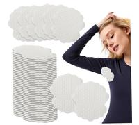 Sweat Pads, Armpit Sweat Pads 100PCS Absorbent Underarm Disposable for Under Arms Invisible Adhesive Armpit Prevention for Men Women, Women