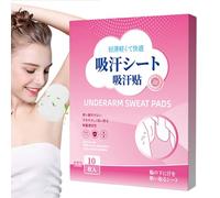 Sweat Pads Under Arms, Self-Adhesive Armpit Prevent Sweat Pads, Invisible Antiperspirant Sticker Breathable Odor Control Dress Shield for Body Summer Travel