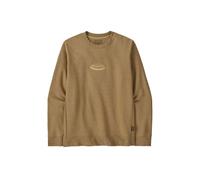 Sweat Patagonia M's '95 Oval Logo Uprisal Crew Sweatshirt (Bobcat Brown) Men