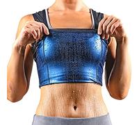 Sweat Spark Sweat Vest for Women - Enhance Your Workouts & Boost Weight Loss, Increased Sweating & Compression Technology, Black, XS