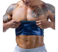 Sweat Spark Waist Trainer for Men (XS-10XL) -Sweat More, Shape Your Back & Abdomen - Wear During Workout