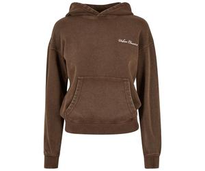 Sweat terry hoodie with small embroidery woman Urban Classics Marron M