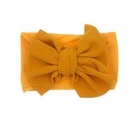 Sweatband Men's Black Girls Stretch Hairband Toddler Bowknot Headband 1 Piece Headwear Baby Headband Men's Bicycle (Yellow, One Size)