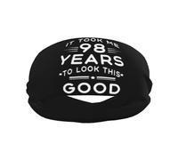 Sweatbands for Men Happy 100th Birthday Workout Sport Headbands for Men Absorbed Hairband Fashion Wide Headband for Running Basketball Football Cycling Tennis