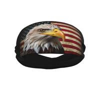 Sweatbands for Men Vintage Brazil Brazilian Flag Workout Sport Headbands for Men Absorbed Hairband Fashion Wide Headband for Running Basketball Football Cycling Tennis