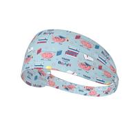 Sweatbands Headbands for Women and Men, Brain Training Sports Workout Headbands Running Athletic Sweatband