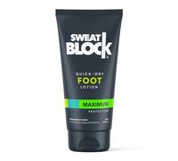 SweatBlock Antiperspirant Foot Lotion for Men & Women - Quick-Dry Hyperhidrosis Aid to Stop Excessive Sweating - Reduce Foot Odor - Non-Irritating - Dermatologist Tested - Travel Size 1.69 fl oz