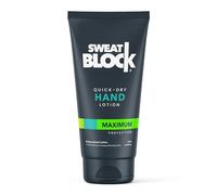 SweatBlock Antiperspirant Hand Lotion for Sweaty Palms 1.69 fl oz Travel Size Quick-Dry Hyperhidrosis Treatment for Men and Women Non-Irritating Dermatologist Tested Formula for Daily Confidence