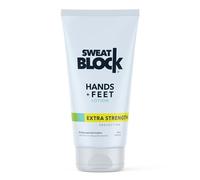 SweatBlock Antiperspirant Lotion For Hands & Feet, Proven To Reduce Excessive Sweating, Reduce Hand & Foot Sweat & Smelly Feet, Safe Effective, FDA Compliant Anti Sweat Lotion For Women & Men 50 ml