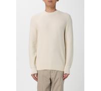 BOSS Cotton sweater with knitted structure - Style H-Imberto, 50545283 Natural L