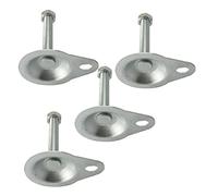Sweater clip 4pcs M16x120mm, Articulated Feet 76mm Diameter Base Leveling, for Kitchens,Workshops