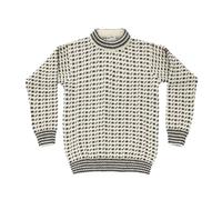 Sweater Devold ORIGINAL ISLENDER WOOL SWEATER (OFFWHITE/ANTHRACITE) Homme
