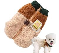 Sweater for Small Dogs - Cold Protection Machine Washable | Pet Clothing Dog Sweater,for Parade Festive Show Photography Family Gathering Fall Winter Walking Travel Camping