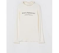 Sweater PHILOSOPHY DI LORENZO SERAFINI Kids color White - Size: 4 - female