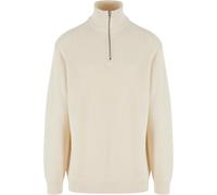 Sweater Urban Classics Rib Basic Troyer Blanc 4XL