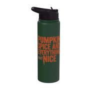 Sweater Weather with Cozy Fall Aesthetic Autumn Vibes Stainless Steel Insulated Water Bottle