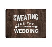 Sweating for The Wedding Metal Sign 10x14 Inch Customized Terrace Restaurants Porch Home Decor Garage Signs Wall Art Plaques for House