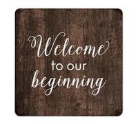 Sweating for The Wedding Retro Metal Tin Sign Country Laundry Wall Art Plaques Wall Décor Metal Plaque for House Business Restaurants 12x12 Inch