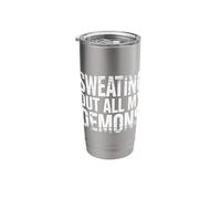 Sweating Out All My Demons Workout Exercise - Stainless Steel Insulated Tumbler