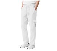 Sweatpants for Men Joggers Pants with Pockets Stretch Drawstring Casual Athletic Grey Pants Cargo for Men Drawstring Elastic Waist Casual Elastic Waist Athletic Workout Jogger Sweat Fall (White, XXL)