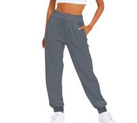 Sweatpants For Women Uk Short Leg Solid Color Elasticated Waist Womens Cropped Trousers Stretchy Slim Fit Ankle Grazer Joggers Casual Everyday Tracksuit Bottoms Lightweight Activewear Lounge Pants