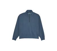 Sweatshirt 1/2 zip woman Element Lowcase Pigment Bleu M