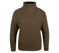 Jack Pyke Ladies 1/2 Zip Sweatshirt Olive - Extra Small