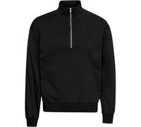 Sweatshirt 1/4 zip Colorful Standard Organic deep black Noir XL