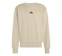 adidas Men's ESSENTIALS FEELCOZY FLEECE SWEATSHIRT, Wonder Cargo/black, M