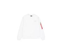 Alpha Industries Backprint Sweatshirt for Men Size 3XL - white