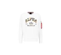 Sweatshirt Alpha Industries College Camo Blanc 3XL