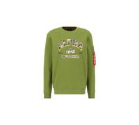 Alpha Industries College Camo Sweatshirt Green XL Men