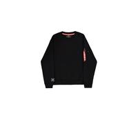 Sweatshirt Alpha Industries Label Back Print Noir L